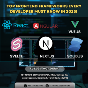 Top 6 Frontend Frameworks Every Developer Must Know in 2025